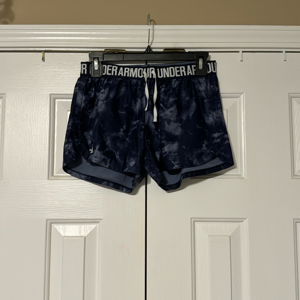 Under Armor Navy Tie Dye Shorts